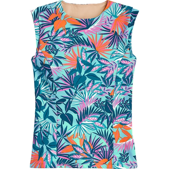 💚 Coolibar Kaylana Tank Top UPF 50+ Size Small - Picture 3 of 10